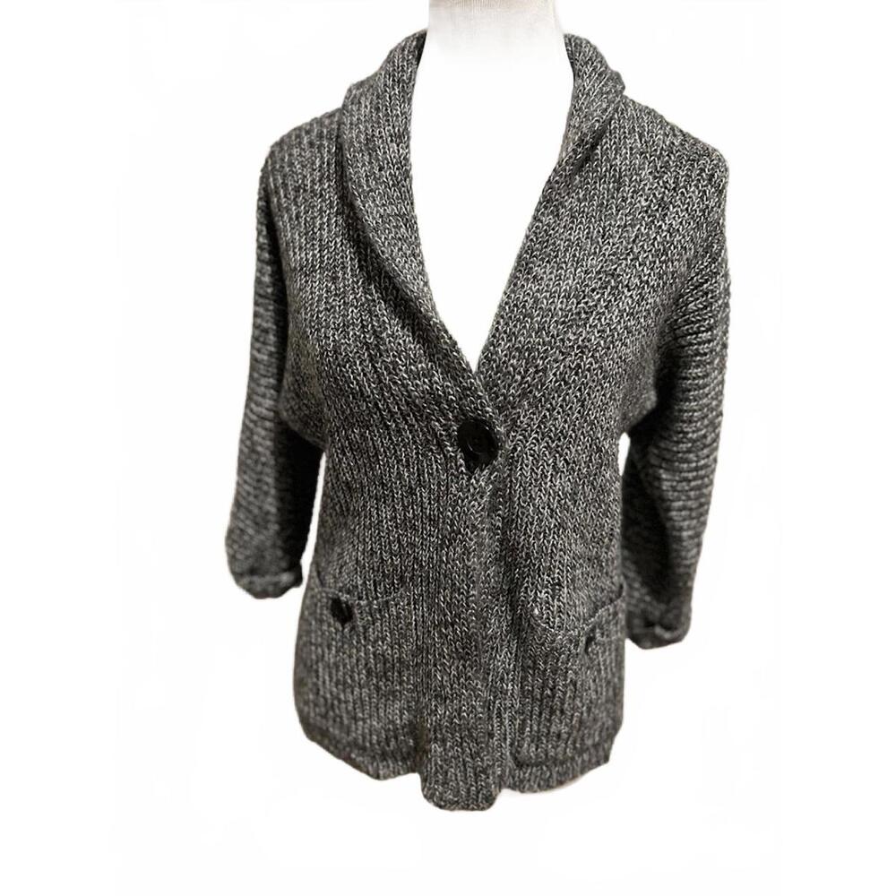 Jones New York Marled‎ Knit Tailored Sweater/Jacket Comfy Casual Work Wear SZ PP